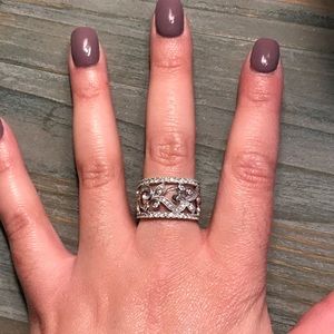 Vintage inspired CZ ring